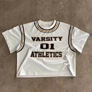New Custom Heavyweight T-shirt Screen Printing Cropped Boxy T Shirt Men Vintage Oversized Graphic T Shirts