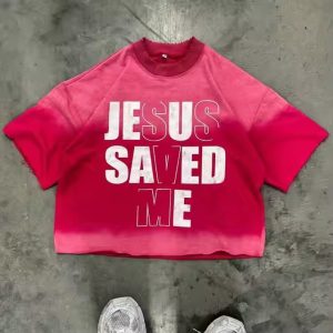 Streetwear Oversized Tshirt Custom Acid Washed Vintage T Shirt Heavyweight Cotton Boxy Cropped T Shirt for Men
