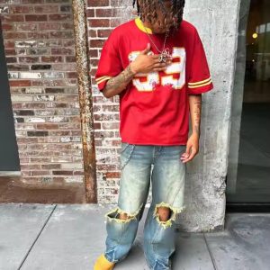 Custom DTG Printing Logo Drop Shoulder Heavy Cotton Crew Neck Tee Boxy Cropped Streetwear Vintage Heavyweight Oversized T Shirt