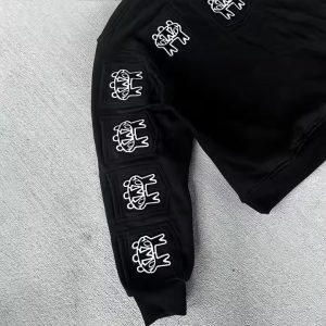 Custom Full Multi Pockets Zip up Oversized Cropped Hoodie Men Unisex Embroidery Print Heavyweight Hoodies