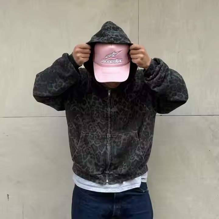 Cloth Manufacture Custom Unisex Loose Heavyweight French Terry Plus Size Cropped Pullover DTGPrint Hoodie Men