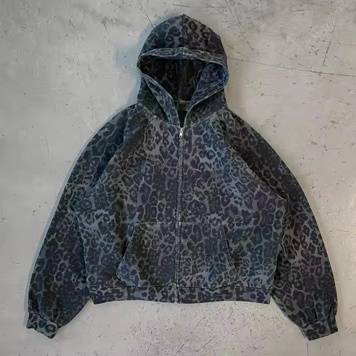 Cloth Manufacture Custom Unisex Loose Heavyweight French Terry Plus Size Cropped Pullover DTGPrint Hoodie Men