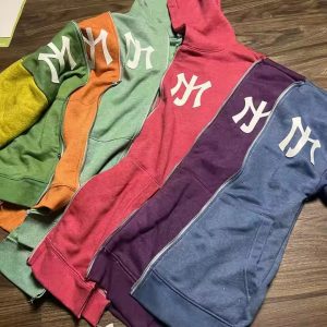 Heavy Weight French Terry Men Hoodie Acid Wash Distressed Hoodie Sunfaded Cracked Worn Cropped Boxy Hoodie for Men