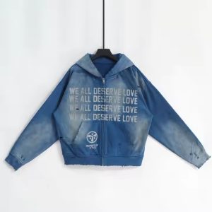 Custom Zip up Hoodie Padding Acid Wash Vintage DTG Printing Hoodie Oversized Heavyweight Men's Boxy Hoodies & Sweatshirts