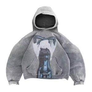 Custom 3D Logo Distressed Acid Washed Hoodie 500 Gsm Heavy Fabric Vintage Puff Print Design for Plus Size Spring Season