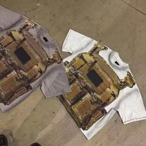 Wholesale Custom Distressed Acid Wash Rhinestone T Shirt for Men Manufacturer Oversized Cotton Boxy Streetwear T-Shirt