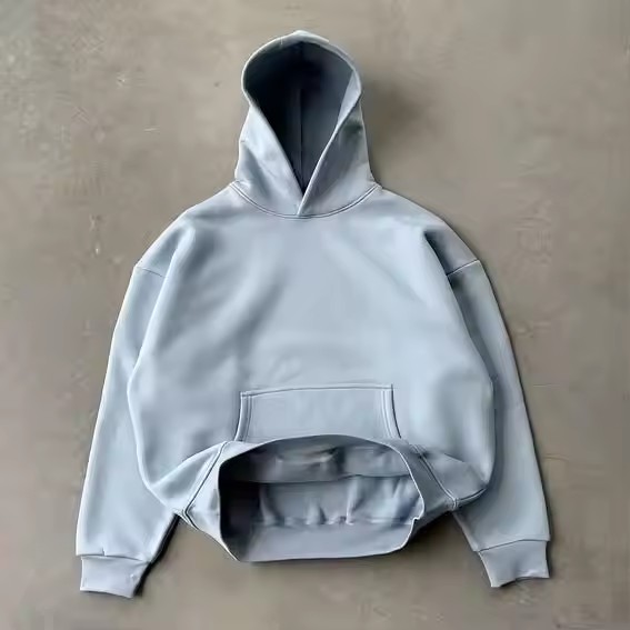 Custom Men'S Hooded Sweatshirts Vintage Heavyweight Hoodie 450 500 Gsm Cotton Double Zipper Acid Wash Triple Layer Zip up Hoodie