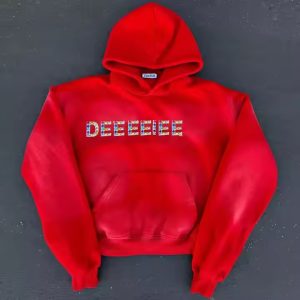 Custom Streetwear Rhinestones Logo Pullover Men's Hoodie Heavy Weight Acid Wash Gym Boxy Drop Shoulder Oversized Hoodies for Men