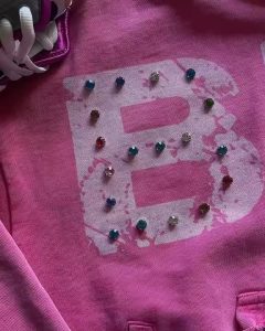 Wholesale Custom Streetwear Rhinestone Printed Distressed Zip up Hoodie for Men Cropped 450 Gsm Acid Wash Heavyweight Hoodie