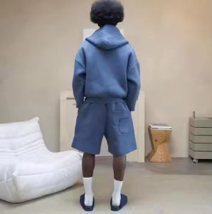High Quality Joggers Oversized Sweatsuit Wholesale Custom Tracksuit 2 Pieces Hoodie Shorts Sets for Men