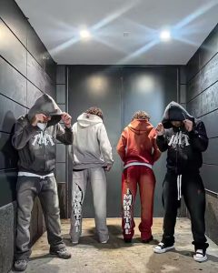 Custom Streetwear Sweatsuit Flare 2 Piece Set Clothing Manufacturers Fitness Baggy Acid Wash Running Flared Tracksuit for Men