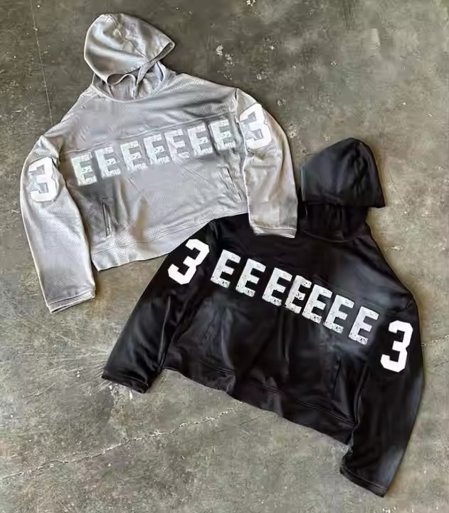 Custom Mesh Two Piece Jogging Streetwear Sweatsuit Wholesale Acid Wash Dirty Faded Casual Flared Sweatpants and Hoodie Sets Men